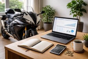 découvrez comment calculer facilement le coût mensuel de votre moto, en prenant en compte l'achat, l'assurance, l'entretien et les frais divers.
