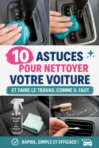 Voiture propre avec intérieur soigné, prête pour un road trip.