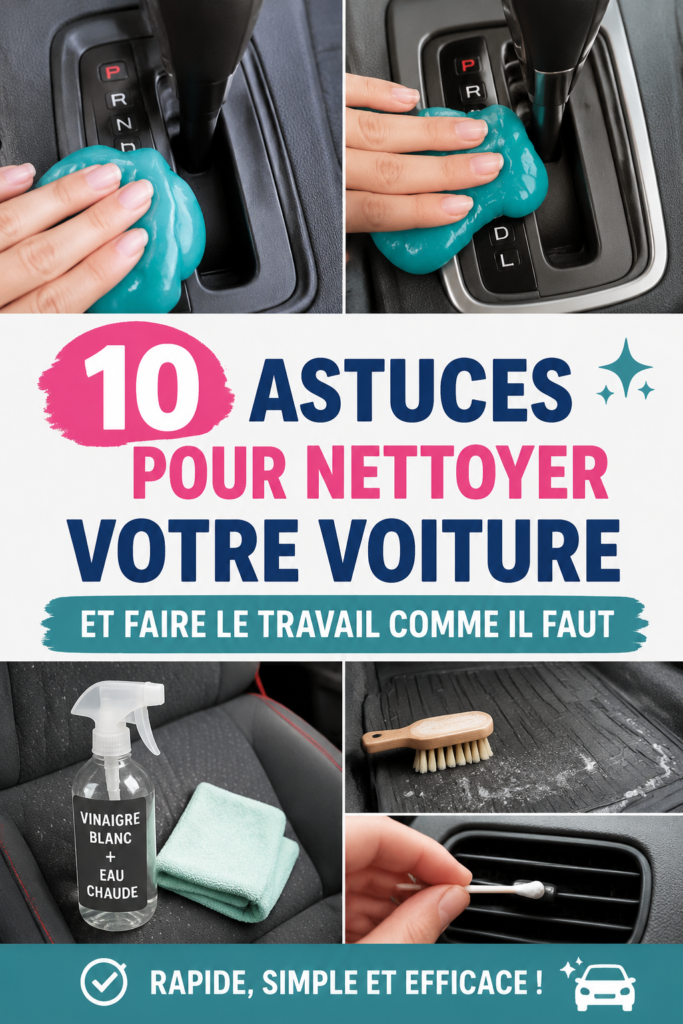Voiture propre avec intérieur soigné, prête pour un road trip.
