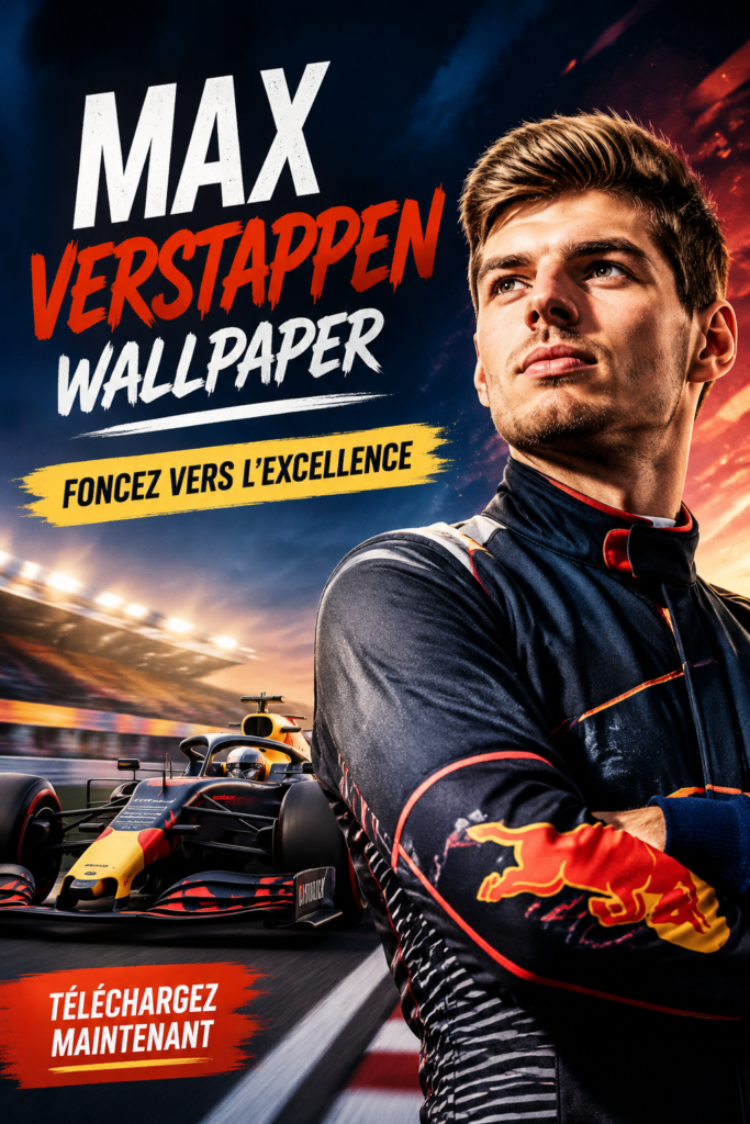 Fonds d'écran élégant de Max Verstappen pour personnaliser votre appareil.